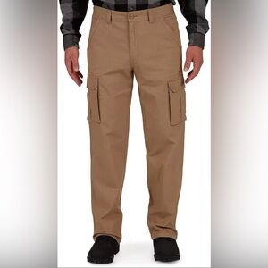 Smith’s workwear stretch canvas cargo pant in khaki 34 x 30 (read description)